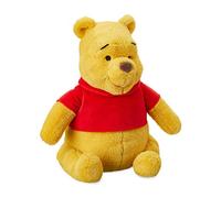 Disney Store Peluche Winnie l'ourson, 30 cm / 12", Peluche en Tissu Doux avec détails brodés et t-Shirt Rouge emblématique, Convient à Tous Les âges.