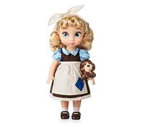 Disney Store Poupée Cendrillon, Collection Animator, 39 cm / 15" avec Chevelure réaliste, Tenue et Chaussures, Peluche Bruno en Satin, poupée pour Les Enfants de 3 Ans et Plus.