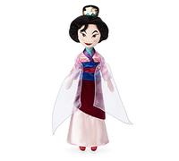Disney Store Poupée de Chiffon Mulan, 51 cm / 20", poupée Mulan avec Chignon rehaussé d'un Peigne Floral 3D et Traits du Visage brodés, Convient à Tous Les âges.
