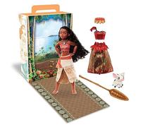Disney Store Poupée d'histoire de princesse (Moana) pour fille, 27,9 cm, avec livre de coloriage et robe supplémentaire, poupée princesse en tenue classique, jouets de princesse