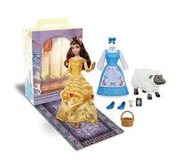 Disney Store Poupée officielle Princesse La Belle et la Bête de 27,9 cm, avec livre de coloriage, poupée de princesse supplémentaire en costume classique, jouet