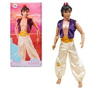 Disney Store Poupée pour Enfants Aladdin, 32 cm, Jouet entièrement articulé avec Cheveux sculptés et Chapeau - Convient aux 3 Ans et Plus