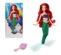 Disney Store Poupée pour Enfants Ariel, La Petite Sirène, 29 cm, avec Brosse à détails moulés, Jouet entièrement articulé, Princesse sous-Marine en Tenue Scintillante - Convient aux 3 Ans et Plus