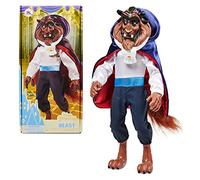 Disney Store Poupée pour Enfants La Bête, La Belle et la Bête, 32 cm, Jouet entièrement articulé avec Queue Duveteuse, tête sculptée et crinière - Convient aux 3 Ans et Plus