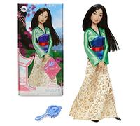 Disney Store Poupée pour Enfants Mulan, 29 cm, avec Brosse à détails moulés, Jouet entièrement articulé avec Robe en Satin - Convient aux Enfants de 3 Ans et Plus
