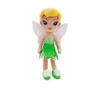 Disney Store Poupée princesse officielle en peluche (Fée Clochette de Peter Pan) Taille M 35,6 cm Poupée princesse avec caractéristiques brodées Jouets en peluche pour filles