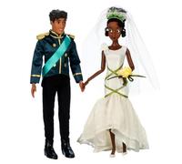 Disney Store - Tiana et Naveen Poupée Mariage - La Princesse et la Grenouille - Poupée - Peluche - 36 cm