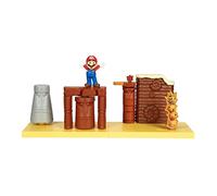 Jakks Pacific Super Mario Bros Desert Playset 6 Cm Doré Enfants
