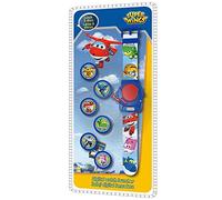 Disney - Super Wings Montre Digitale Lanceur avec 6 Disques, WI17001