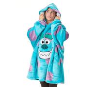 Disney Sweat à capuche couverture portable pour femmes | Pull à capuche pour adultes avec personnage et imprimé intégral | Vêtements de détente doublés Sherpa avec poches pour femme