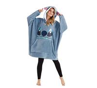 Disney Couverture Capuche Stitch Ohana Sweat Surdimensionné En Polaire Sherpa