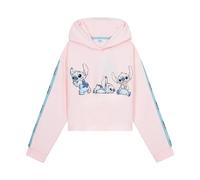 Disney Sweat à Capuche Fille Stitch, Pull Stitch, Crop Top Fille, Vêtements Mode Fille et Ado 7-14 Ans (Dusty Corail, 13-14 Ans)