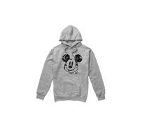Disney - Sweat à capuche motif visage de Mickey Mouse style usé - Homme (TV4439)