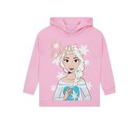 Disney Sweat Capuche Enfant Frozen, Elsa Sweat Enfant Fille, Vetement Fille La Reine des Neiges, Rose 4-5 Ans