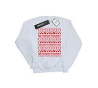 Disney - Sweat motif Mickey Mouse et Minnie Mouse motif/style Noël (BI37298)