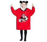 Disney Sweat Plaid Enfant Pull Plaid Oversize Enfant Ado Stitch Mickey Minnie (Rouge)