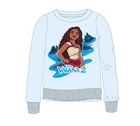 Disney Sweat Shirt Enfant (2 à 8 Ans) Vaiana Doux Mignon et Chaud - Gilet Pull Sweater Coton Imprimé Mixte Fille Garçon Modèle DIS VAI 5218C589-S1-6ANS