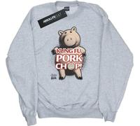Disney - Sweat-shirt femme "Toy Story Kung Fu Pork Chop" BI11989 (XXL) (gris chiné)