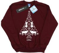 Disney - Sweat-shirt "Frozen" pour fille BI18710 (128) (Bourgogne)