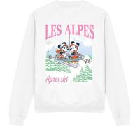 Disney - Sweat-shirt homme/femme unie "Les Alpes" TV4044 (XL) (Blanc)
