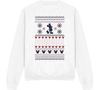 Disney - Sweat-shirt Homme/Femme Unie TV4312 (L) (Blanc)