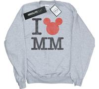 Disney - Sweat-shirt "I Love Mickey" pour homme BI36801 (M) (Gris)