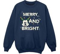 Disney - Sweat-shirt "Merry & Bright" pour fille BI29024 (152-158) (Bleu marine)