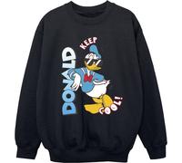 Disney - Sweat-shirt pour fille "Donald Duck Cool" BI28170 (128) (Noir)