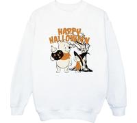 Disney - Sweat-shirt pour garçon "Happy Halloween" BI40186 (128) (Blanc)