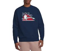 Disney Sweat-Shirt Unisexe L'Étrange Noël de Monsieur Jack - Bleu Marine - S