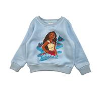 Disney Sweat Vaiana Sweatshirt à Capuche, Bleu, 5A Fille