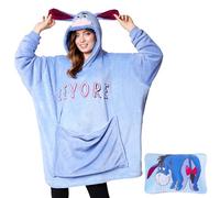 Disney Sweats à Capuche Femme, Sweatshirt en Polaire, Taille Unique (Blue Bourriquet)