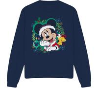Disney - Sweatshirt unie pour homme/femme - design de Noël TV4818 (XL) (Bleu marine)
