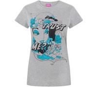 Disney - T-shirt Aladdin 'Trust me?' - Femme (2XL) (Gris) - UTNS4719 Gris