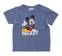 Disney - T-Shirt bébé Disney Mickey - 100% Coton - Bleu (FR/ES, Âge, 24 Mois, Bleu)