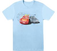 Disney - T-shirt "Cars Lightning Vs Storm" pour garçons BI12125 (128) (baby blue)