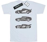 Disney - T-shirt "Cars" pour homme BI17591 (XXL) (Blanc)