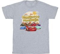 Disney - T-shirt "Cars Radiator Springs" pour homme BI17664 (5XL) (Gris)