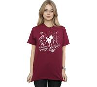 Disney - T-shirt "Christmas Greetings" pour femme BI16746 (S) (Bourgogne)