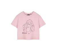 Disney T-Shirt Court pour Femmes en Rose | T-Shirt Graphique Stitch | Haut à Manches Courtes | Vêtements de Dessin Animé Mignon | Tenue d'Été Décontractée | Chemise Rose Tendance pour Adultes