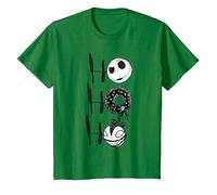 Disney T-shirt effrayant Jack L'Étrange Noël de monsieur Jack T-Shirt, Enfant, Vert Kelly, 3 ans