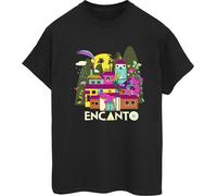 Disney - T-shirt "Encanto Many Houses" pour femme BI22324 (S) (Noir)