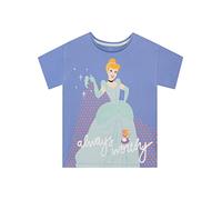 Disney T-Shirt Fille Cinderella Bleu 5-6 Ans