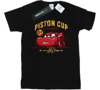 Disney - T-shirt garçon "Cars Piston Cup Champion" BI11865 (128) (Noir)