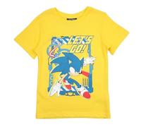Disney T-Shirt Garçon Sonic, Design Fun et Coloré, Parfait pour Les Enfants Fans de Sonic, Idéal pour Le Quotidien