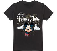 Disney - T-shirt "German" pour hommes - Nouvel An TV3837 (XXL) (Noir)