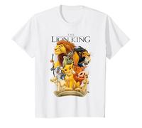 Disney T-shirt graphique du Roi Lion Pride Land T-Shirt, Enfant, Blanc, 6 ans