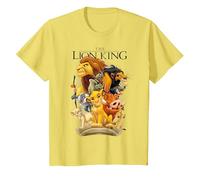 Disney T-shirt graphique du Roi Lion Pride Land T-Shirt, Enfant, Citron, 4 ans