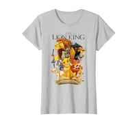 Disney T-shirt graphique du Roi Lion Pride Land T-Shirt, Femme, Argent, S