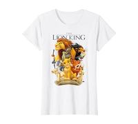 Disney T-shirt graphique du Roi Lion Pride Land T-Shirt, Femme, Blanc, S
